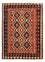 Alfombra Kelim - Splash - 203 x 153 cm - multicolor