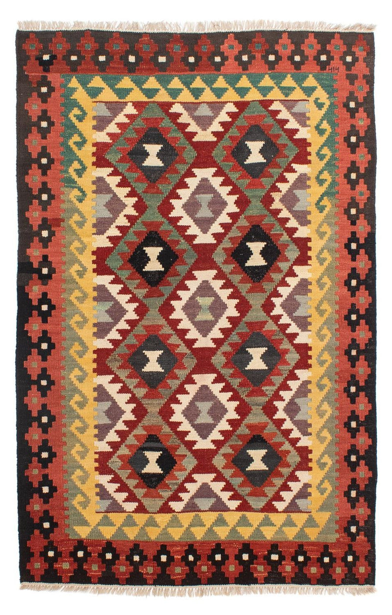 Alfombra Kelim - Splash - 194 x 126 cm - multicolor