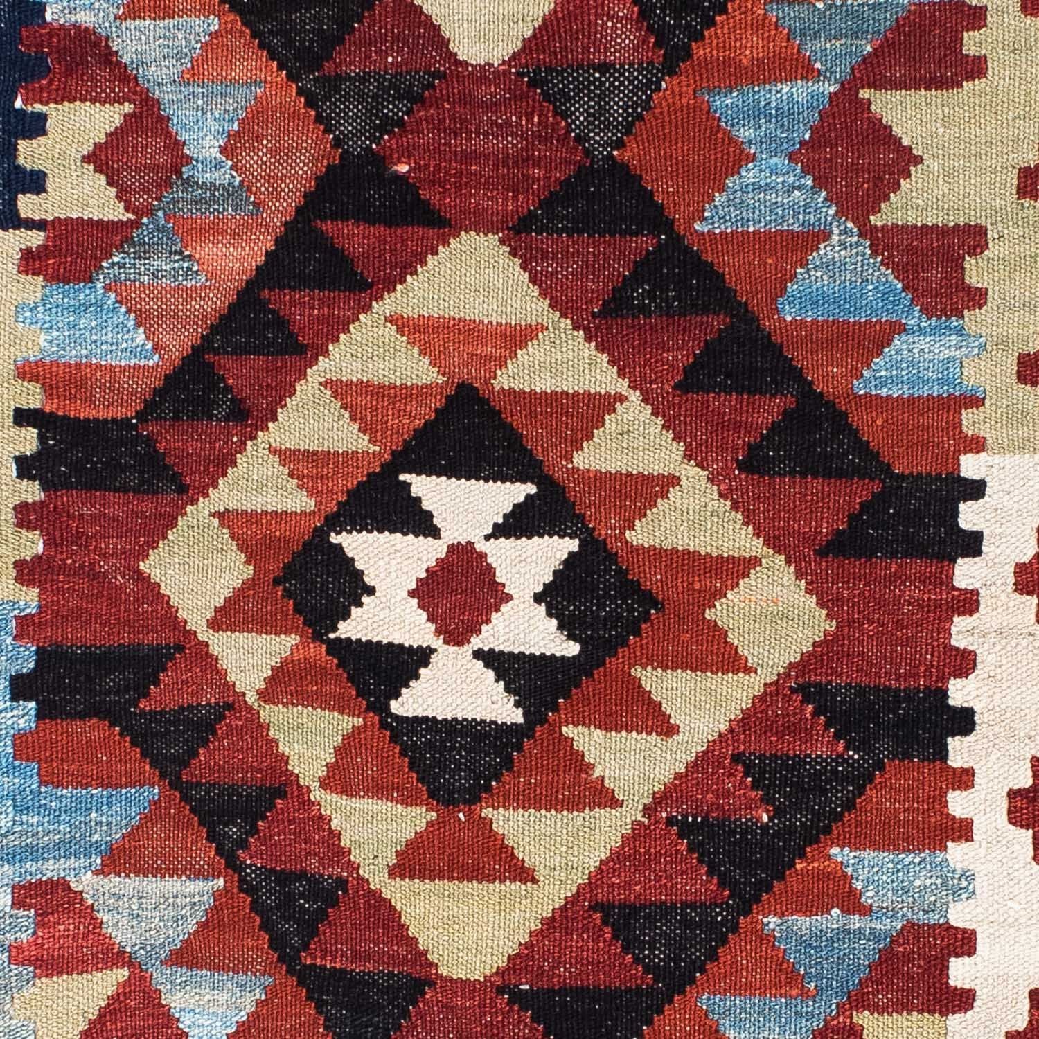 Alfombra de pasillo Alfombra Kelim - Oriental - 222 x 100 cm - multicolor