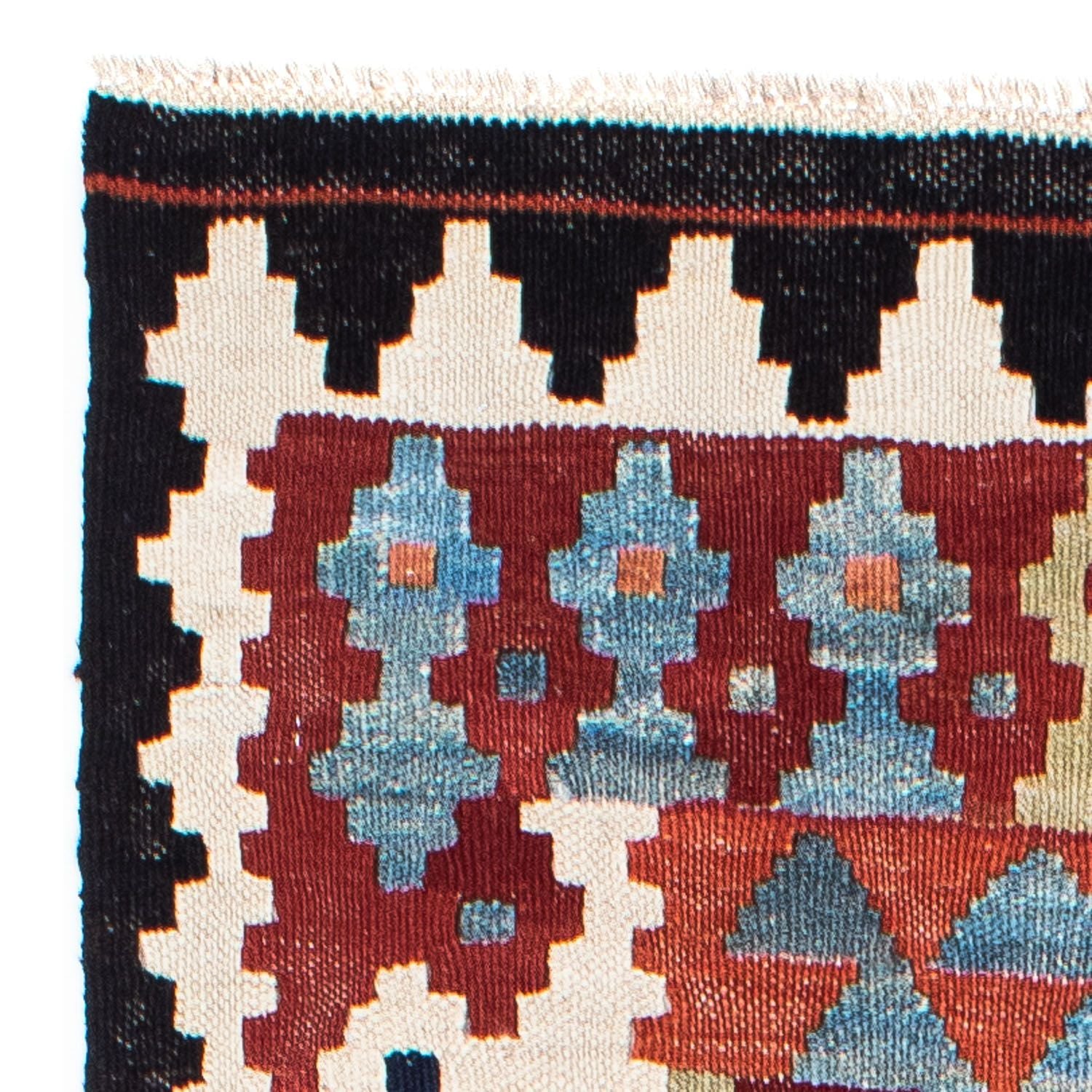 Alfombra de pasillo Alfombra Kelim - Oriental - 222 x 100 cm - multicolor