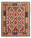 Alfombra Kelim - Splash - 207 x 163 cm - multicolor
