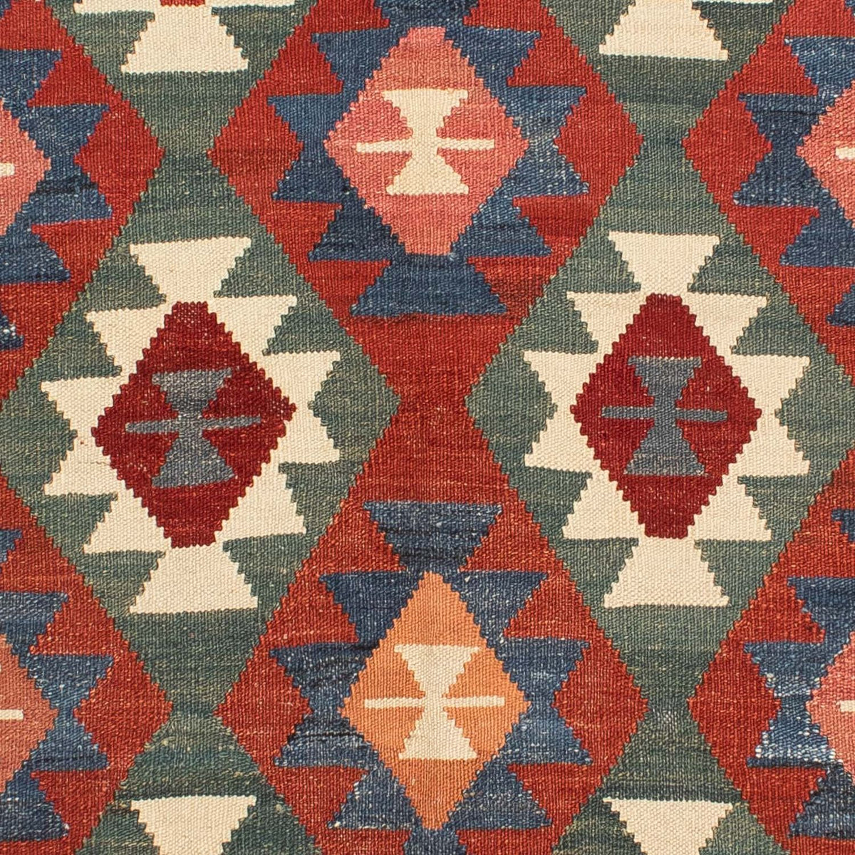 Alfombra Kelim - Splash - 207 x 155 cm - multicolor