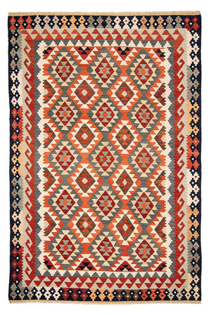 Alfombra Kelim - Splash - 301 x 207 cm - multicolor