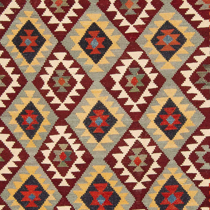 Alfombra Kelim - Splash - 302 x 205 cm - multicolor