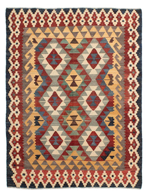 Alfombra Kelim - Splash - 203 x 153 cm - multicolor