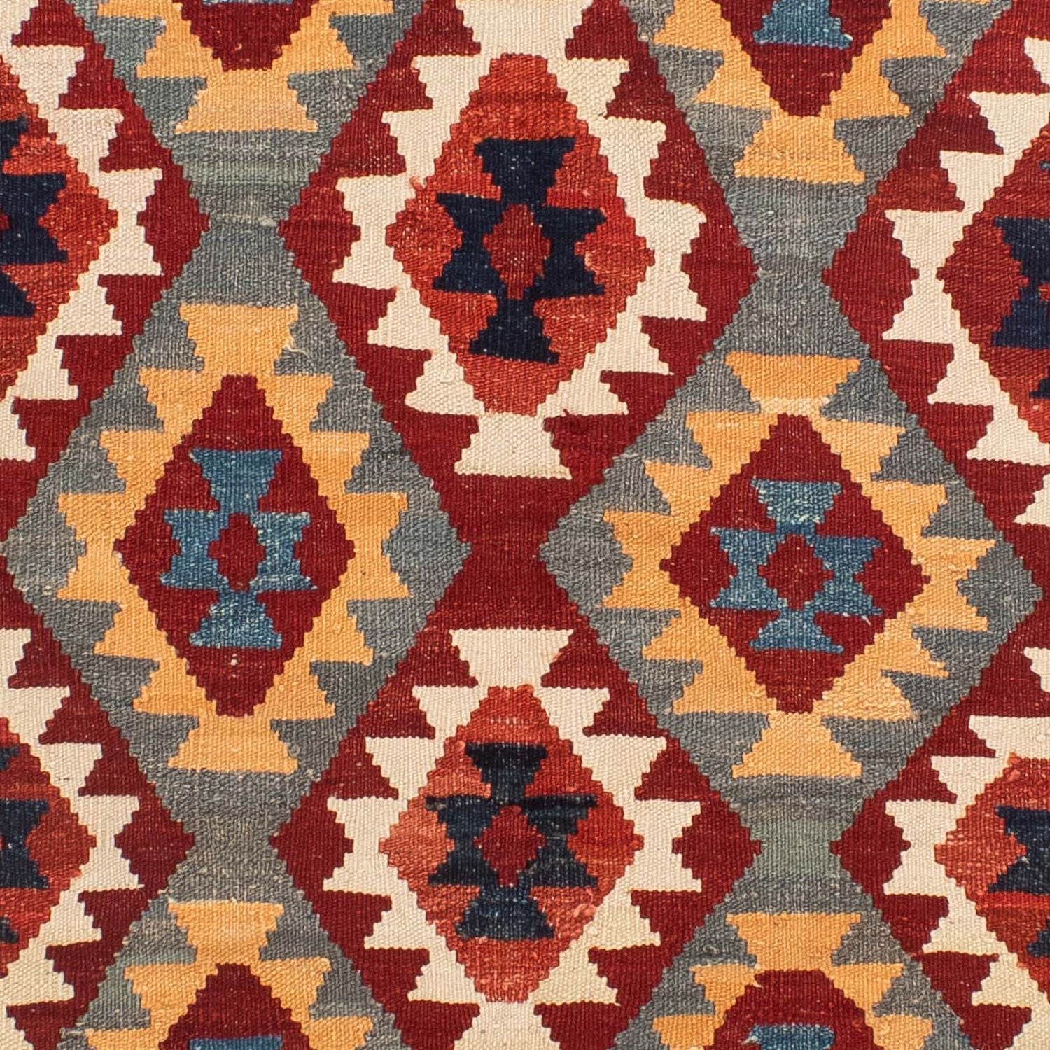 Alfombra Kelim - Splash - 203 x 147 cm - multicolor