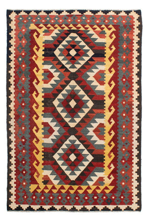 Alfombra Kelim - Splash - 260 x 137 cm - multicolor
