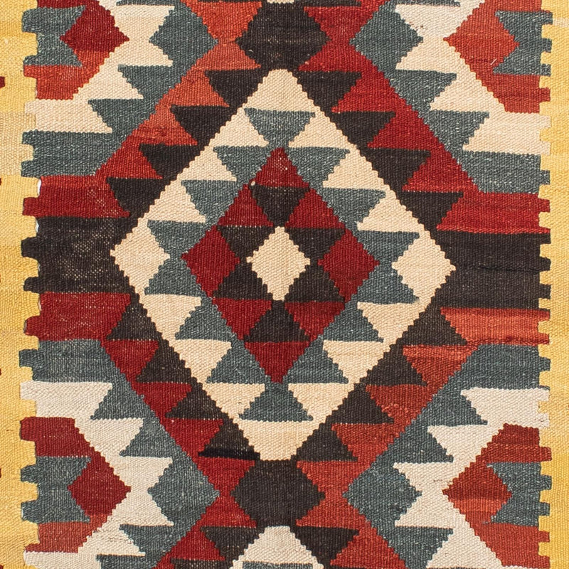 Alfombra Kelim - Splash - 260 x 137 cm - multicolor