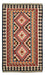 Alfombra Kelim - Splash - 206 x 123 cm - multicolor