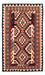 Alfombra Kelim - Splash - 207 x 132 cm - multicolor
