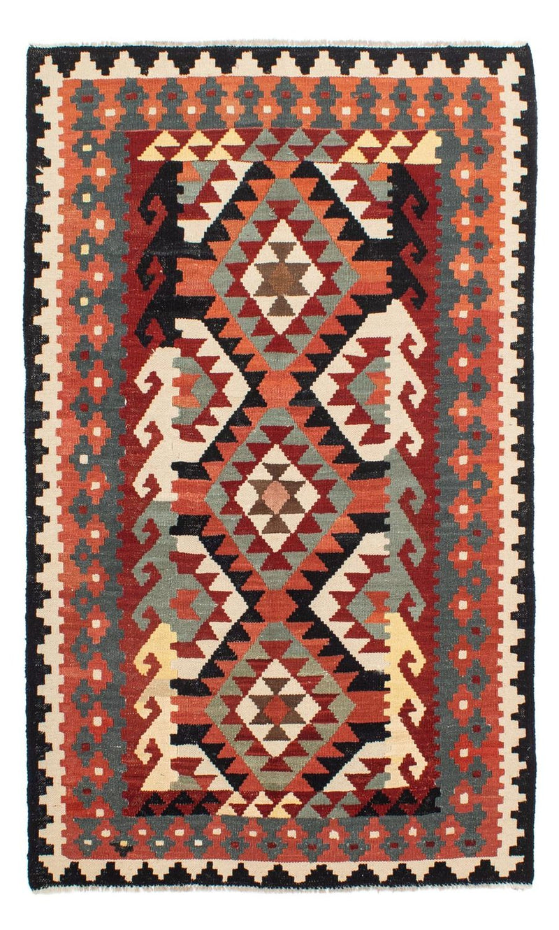 Alfombra Kelim - Splash - 207 x 132 cm - multicolor