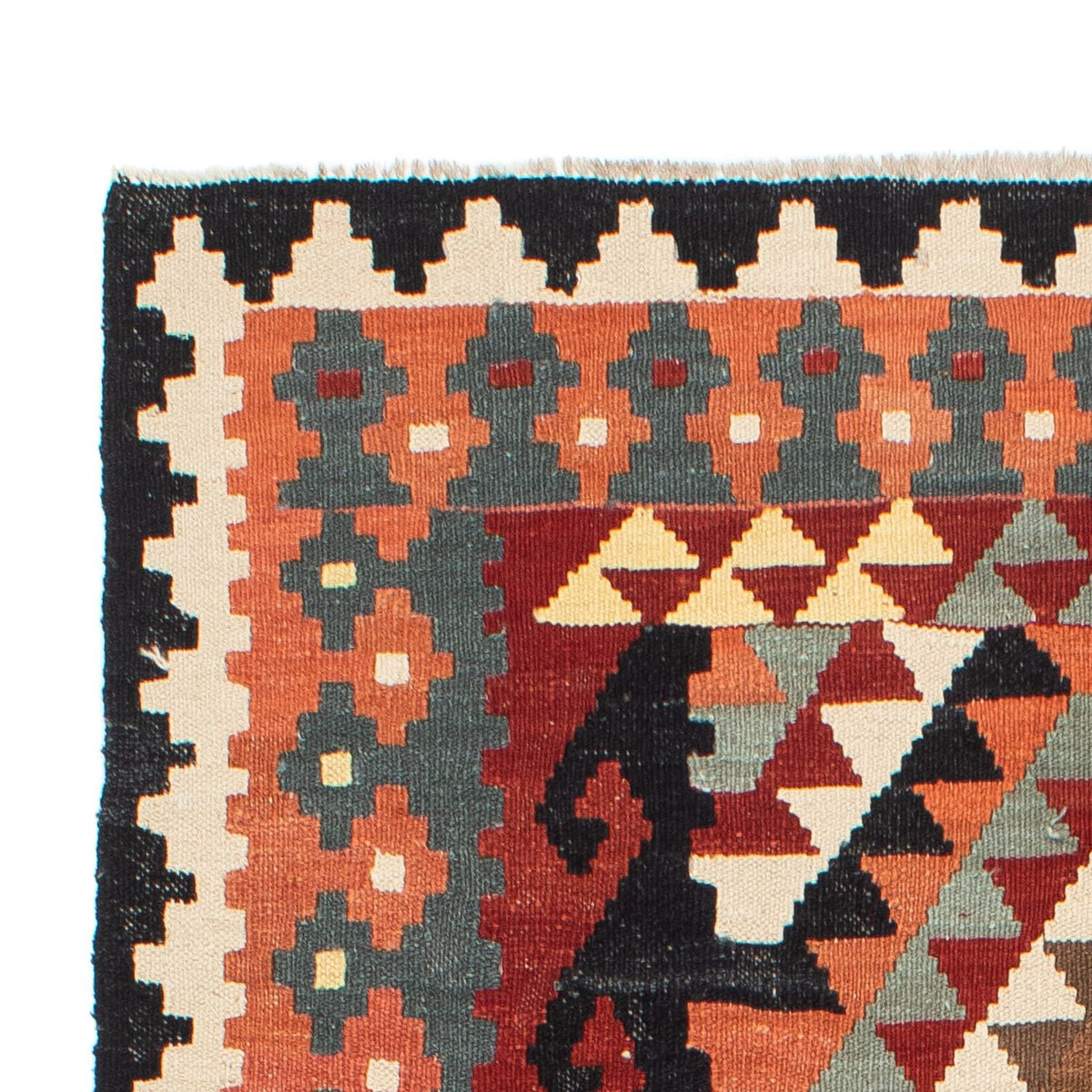 Alfombra Kelim - Splash - 207 x 132 cm - multicolor