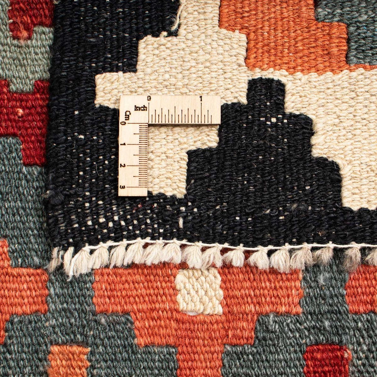 Alfombra Kelim - Splash - 207 x 132 cm - multicolor