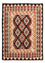 Alfombra Kelim - Splash - 202 x 151 cm - multicolor