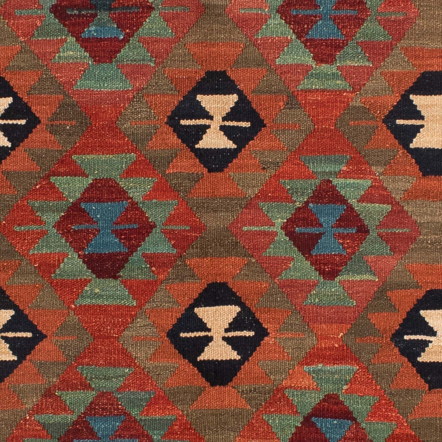 Alfombra Kelim - Splash - 211 x 154 cm - multicolor
