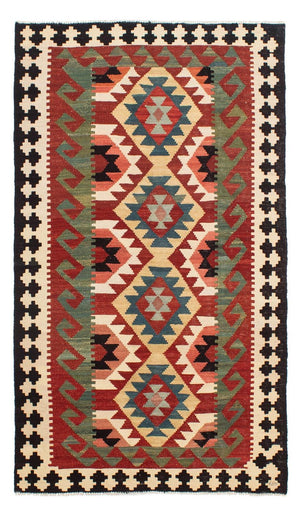 Alfombra de pasillo Alfombra Kelim - Splash - 224 x 129 cm - multicolor