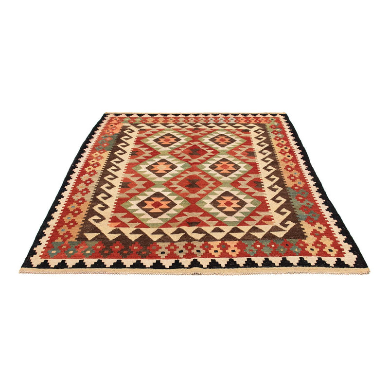 Alfombra Kelim - Splash - 183 x 155 cm - multicolor
