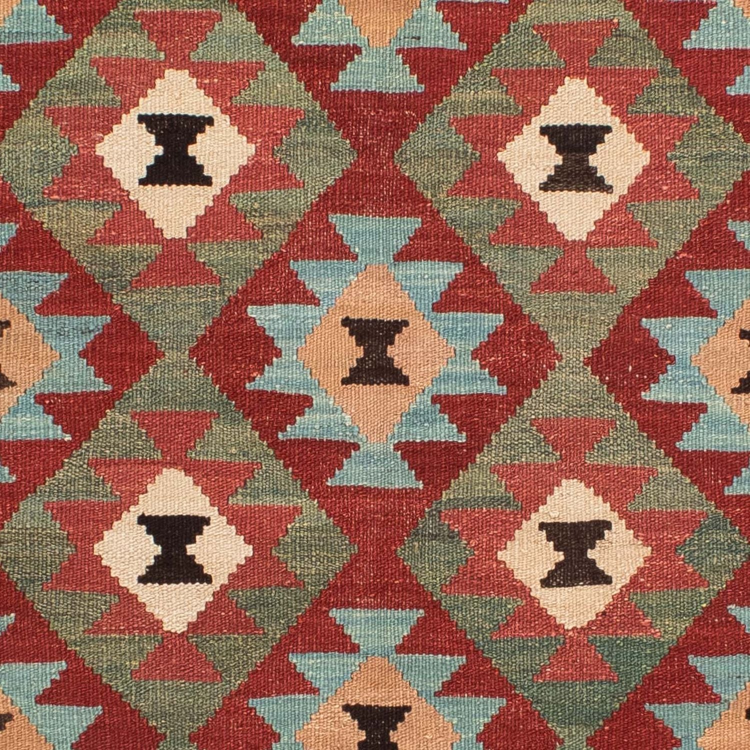 Alfombra Kelim - Splash - 207 x 150 cm - multicolor