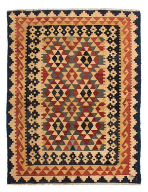 Alfombra Kelim - Splash - 200 x 146 cm - multicolor