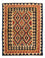 Alfombra Kelim - Splash - 200 x 146 cm - multicolor