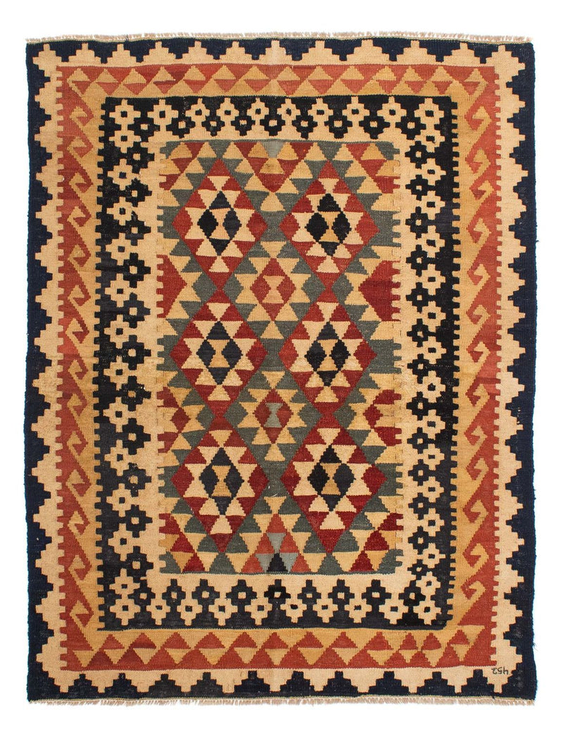Alfombra Kelim - Splash - 200 x 146 cm - multicolor
