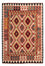 Alfombra Kelim - Splash - 201 x 150 cm - multicolor