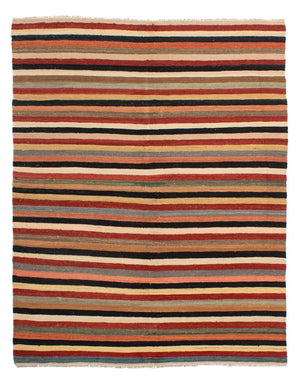 Alfombra Kelim - Splash - 200 x 152 cm - multicolor