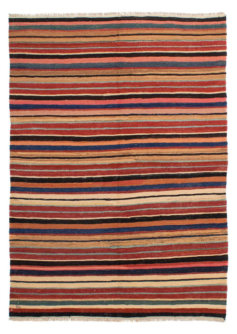 Alfombra Kelim - Splash - 204 x 145 cm - multicolor