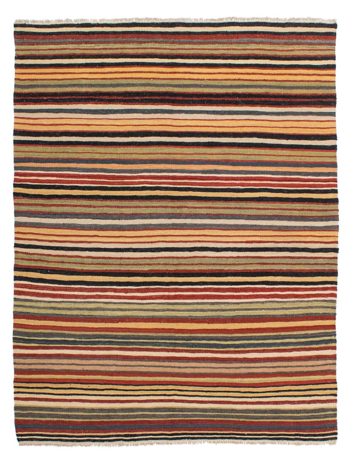 Alfombra Kelim - Splash - 195 x 152 cm - multicolor