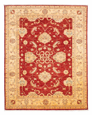 Alfombra Ziegler - 222 x 174 cm - rojo oscuro