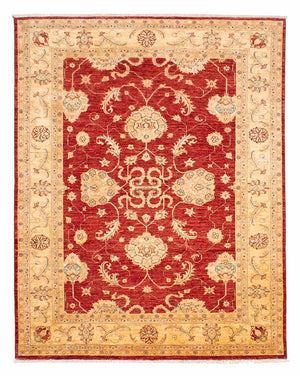 Alfombra Ziegler - 222 x 174 cm - rojo oscuro