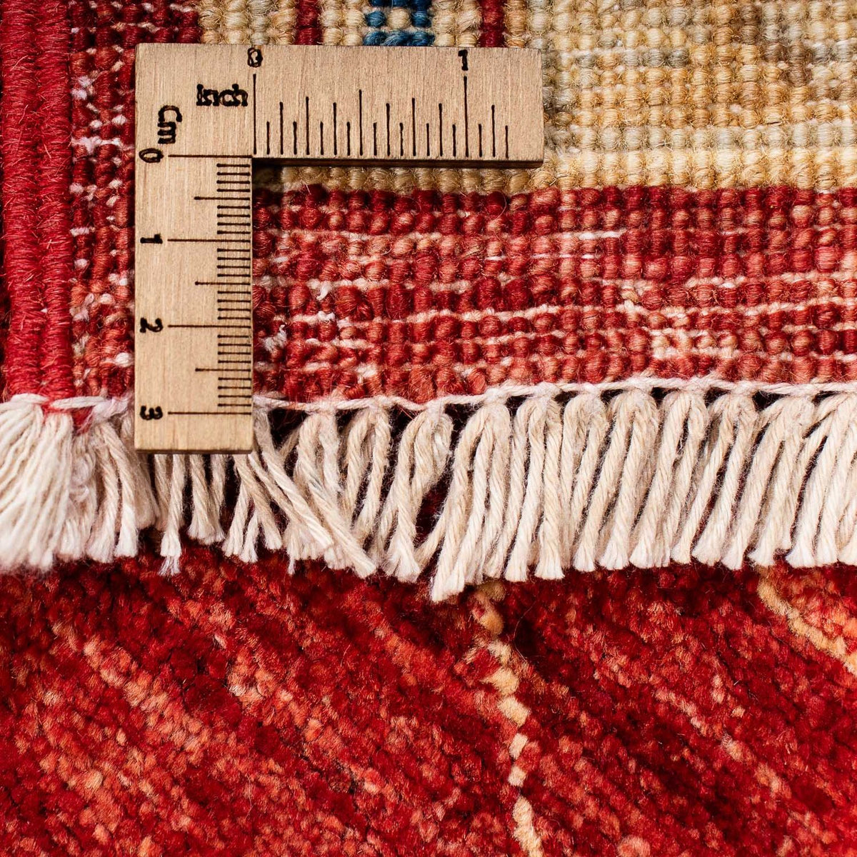 Alfombra Ziegler - 222 x 174 cm - rojo oscuro