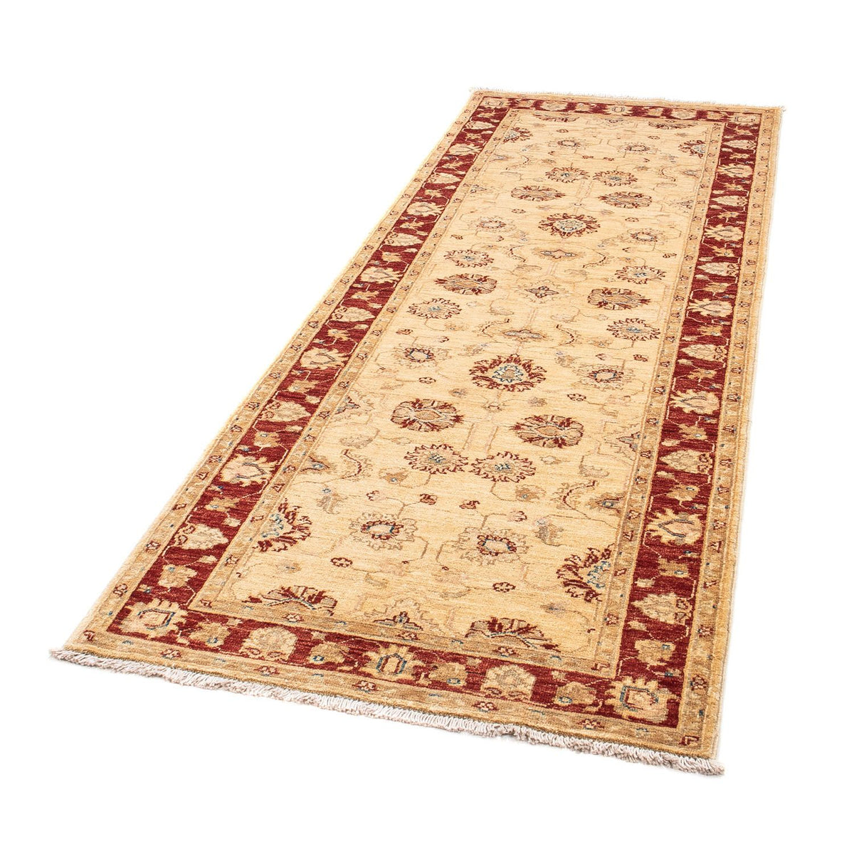 Alfombra de pasillo Alfombra Ziegler - 232 x 82 cm - beige