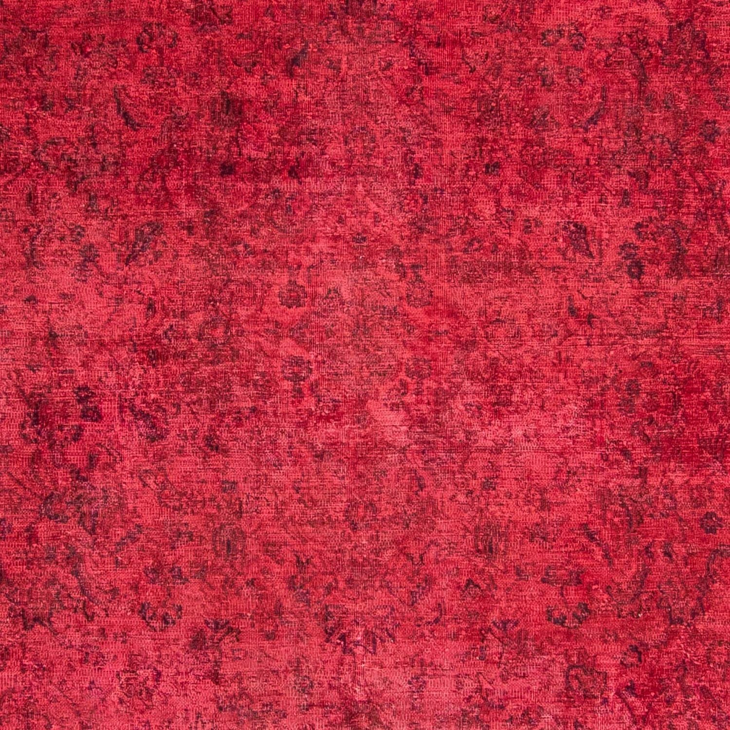 Alfombra Vintage - 344 x 259 cm - rojo oscuro