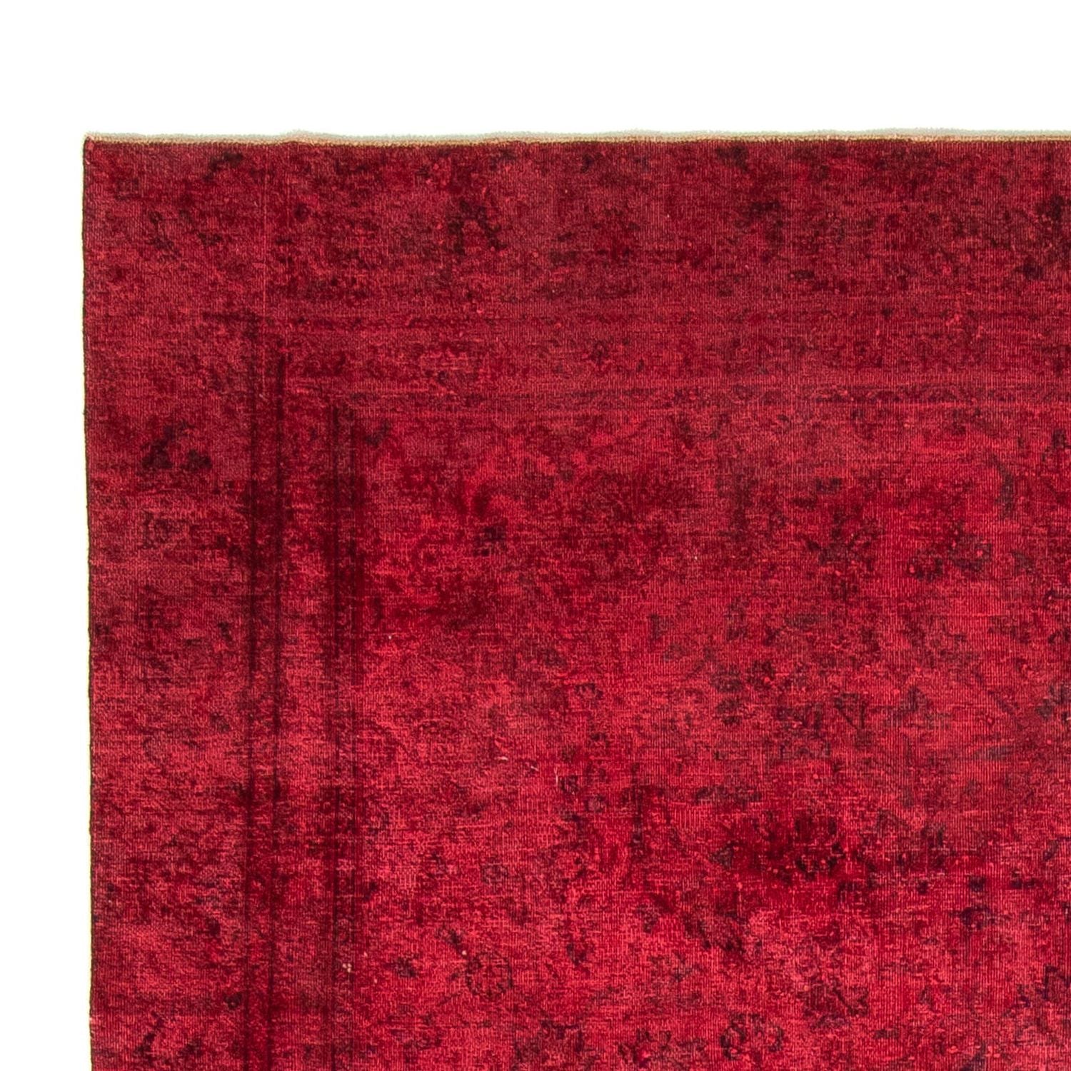 Alfombra Vintage - 344 x 259 cm - rojo oscuro