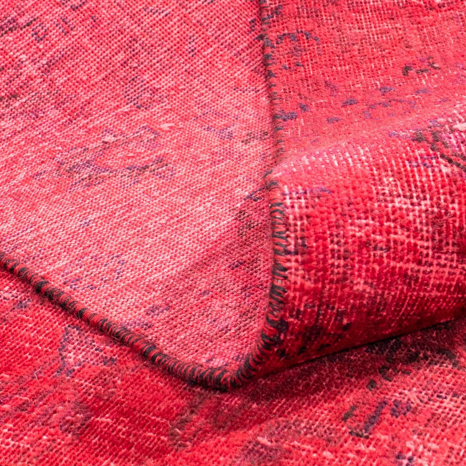 Alfombra Vintage - 344 x 259 cm - rojo oscuro