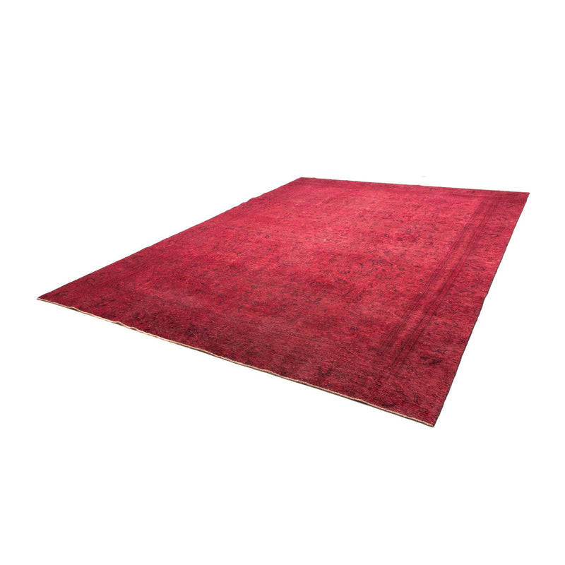 Alfombra Vintage - 344 x 259 cm - rojo oscuro