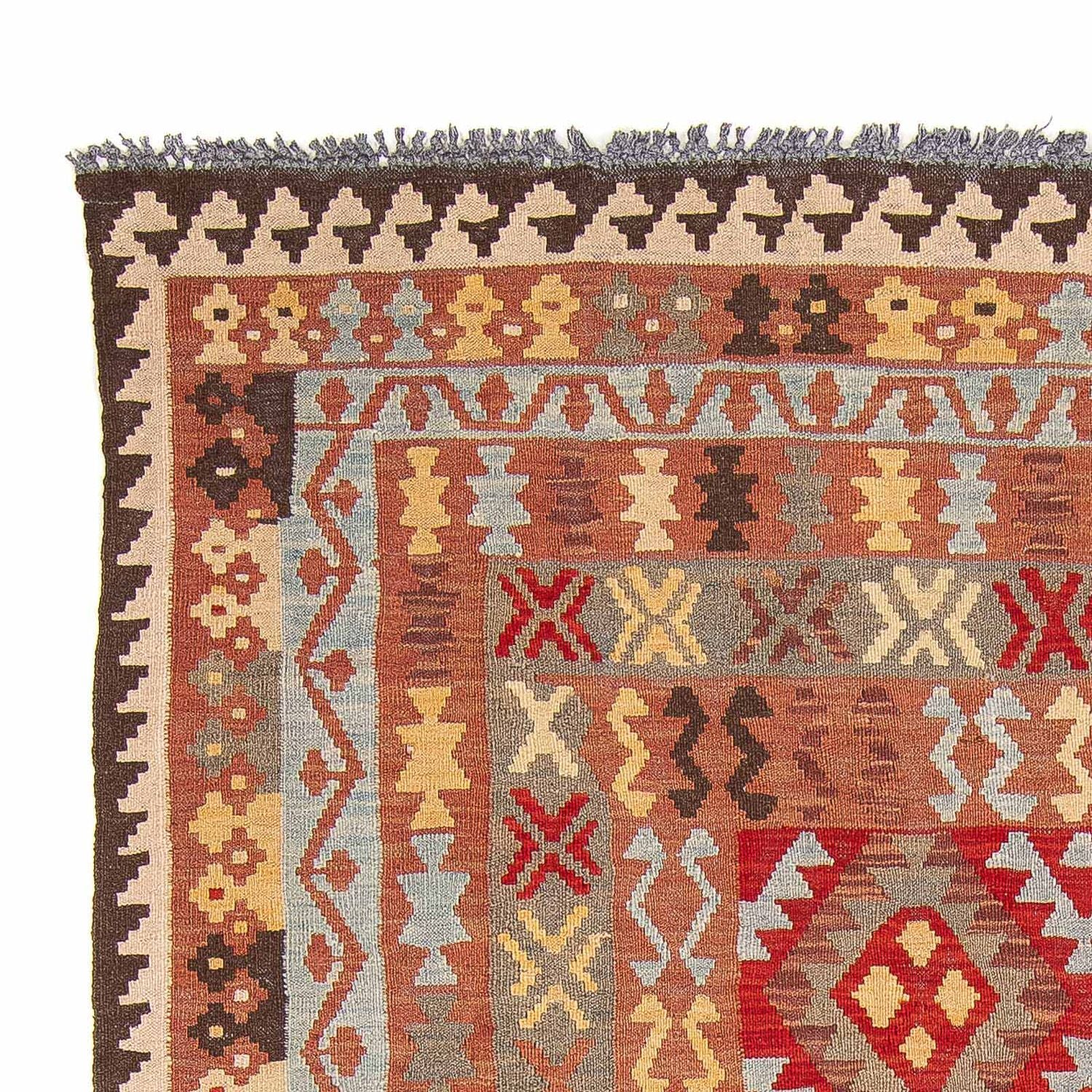 Alfombra Kelim - Splash - 292 x 193 cm - multicolor