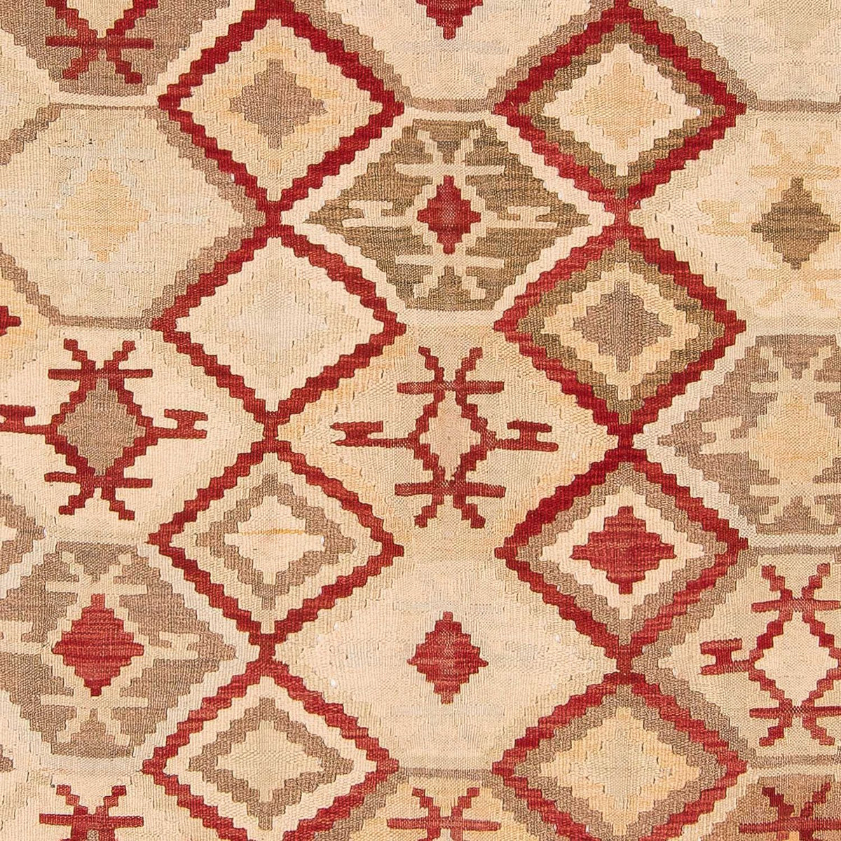 Alfombra Kelim - Splash - 290 x 193 cm - beige