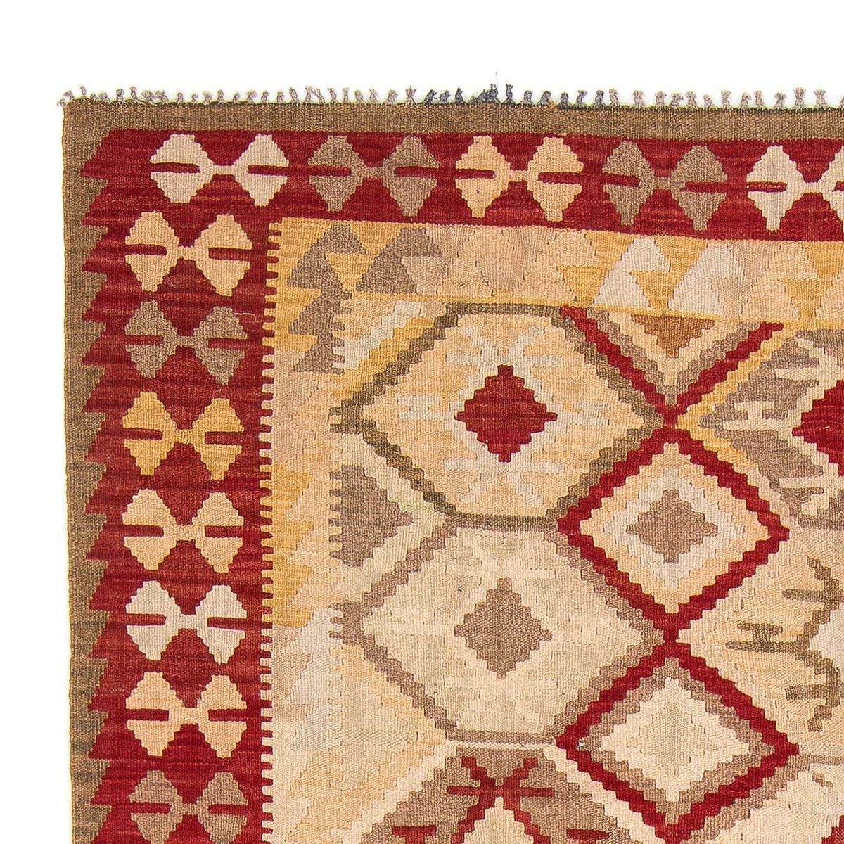Alfombra Kelim - Splash - 290 x 193 cm - beige