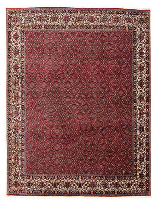 Alfombra persa - Bidjar - 300 x 253 cm - rojo oscuro