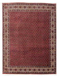 Alfombra persa - Bidjar - 300 x 253 cm - rojo oscuro