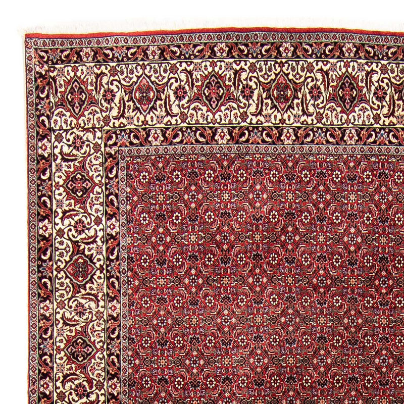 Alfombra persa - Bidjar - 300 x 253 cm - rojo oscuro