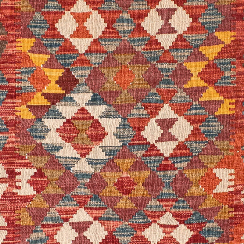 Alfombra de pasillo Alfombra Kelim - Oriental - 195 x 98 cm - rojo