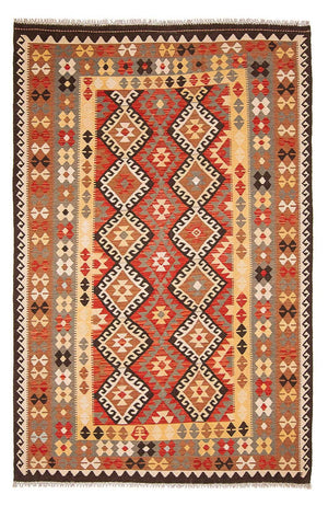 Alfombra Kelim - Splash - 293 x 200 cm - multicolor