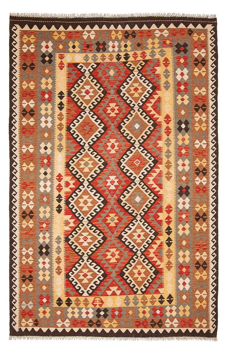 Alfombra Kelim - Splash - 293 x 200 cm - multicolor