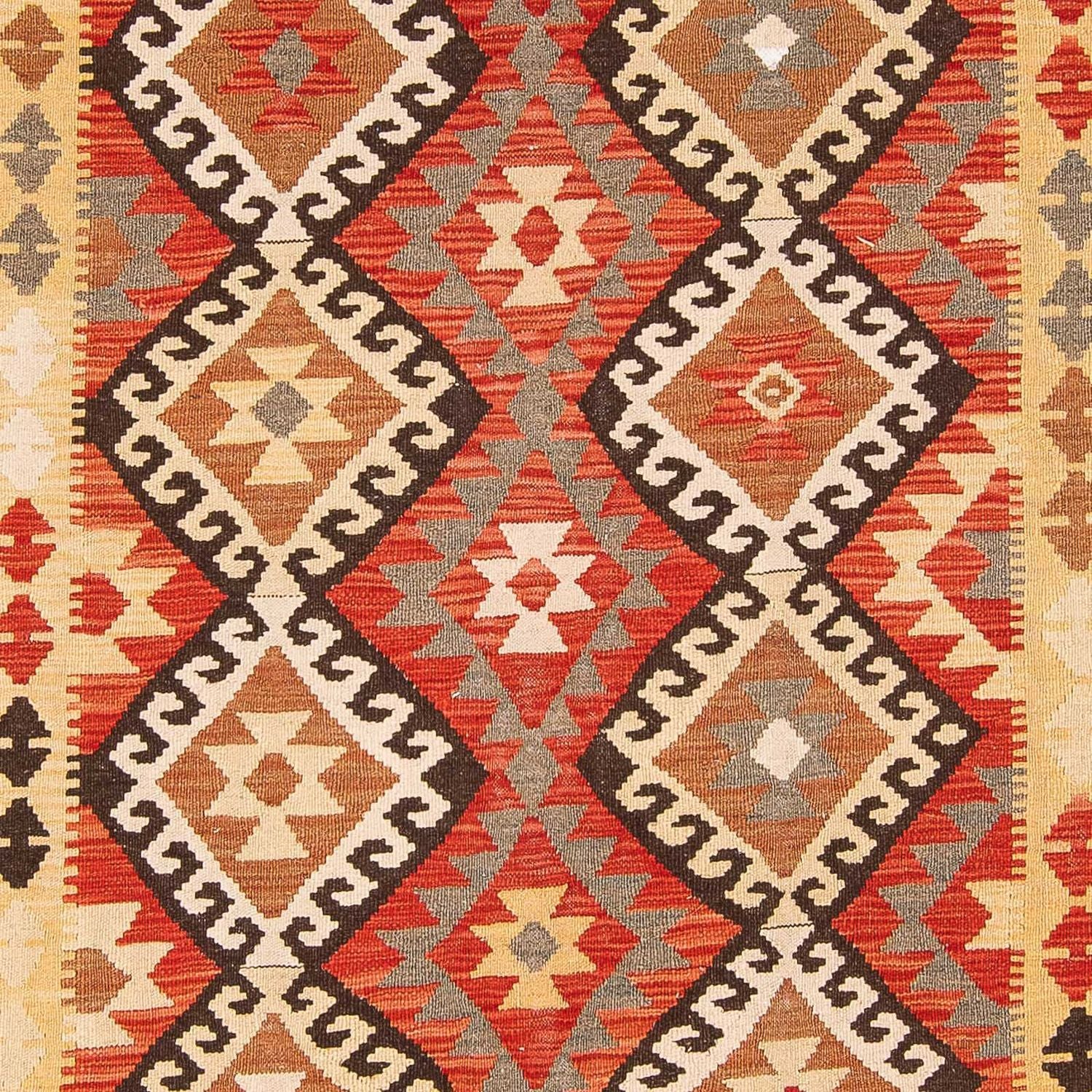 Alfombra Kelim - Splash - 293 x 200 cm - multicolor