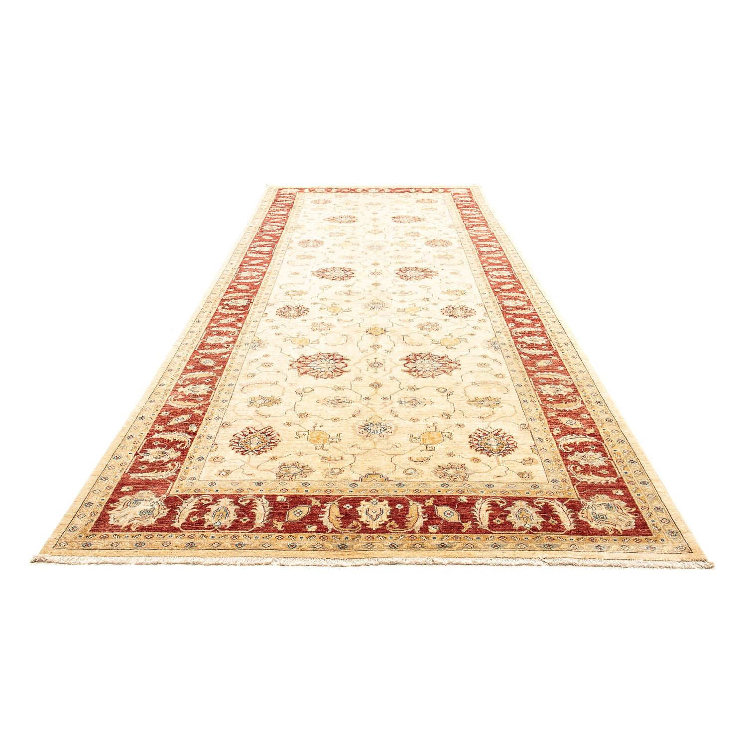 Alfombra de pasillo Alfombra Ziegler - 495 x 193 cm - oro