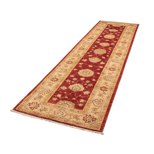 Alfombra de pasillo Alfombra Ziegler - 297 x 77 cm - rojo oscuro