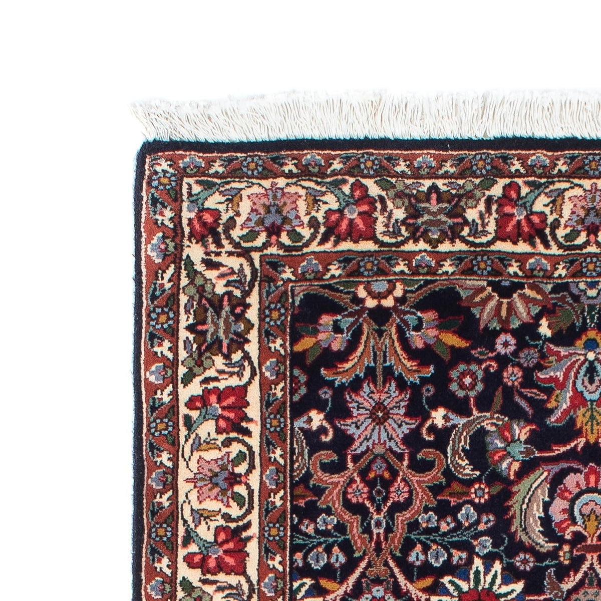 Alfombra de pasillo Alfombra persa - Bidjar - 210 x 74 cm - azul oscuro